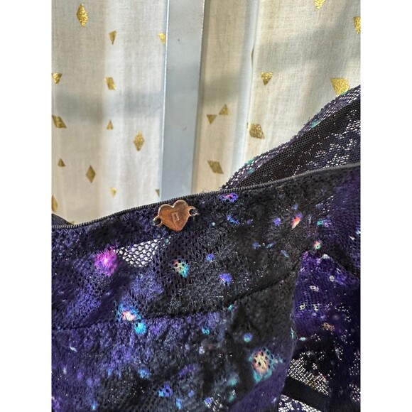 Victoria's Secret PINK Cosmic Galaxy Sexy Lace Jewels Bling Bralette L - Picture 3 of 5